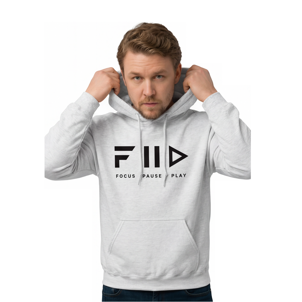 Unisex Hoodie - FIID - Black Emboidery