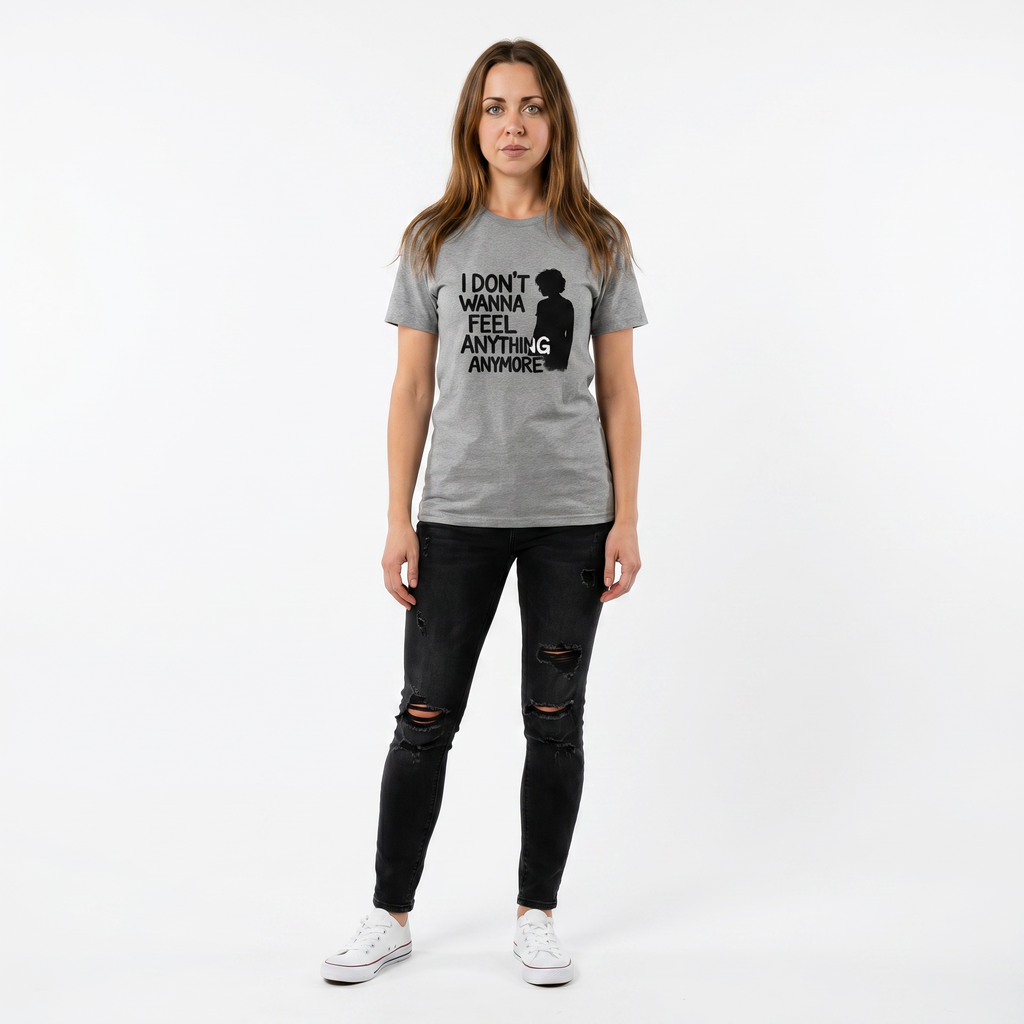 Unisex Fitted T-Shirt - I Don't Wanna Feel